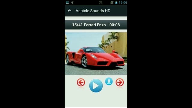 Vehicle Sounds HD Android App - PMobile Android Apps смотреть онлайн