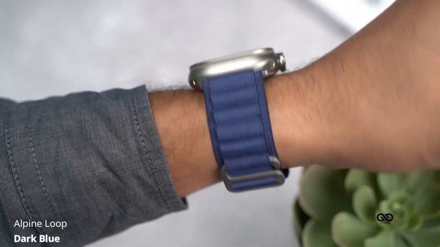 Dark Blue Alpine Loop For iWatch 49MM For Series Ultra смотреть онлайн
