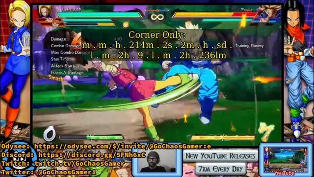 Android 18 Combos (BNB + Corner Loops) w Notations DBFZ Dragonball FighterZ 2021 смотреть онлайн