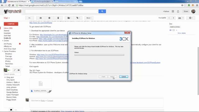 How to install 3CXPhone смотреть онлайн