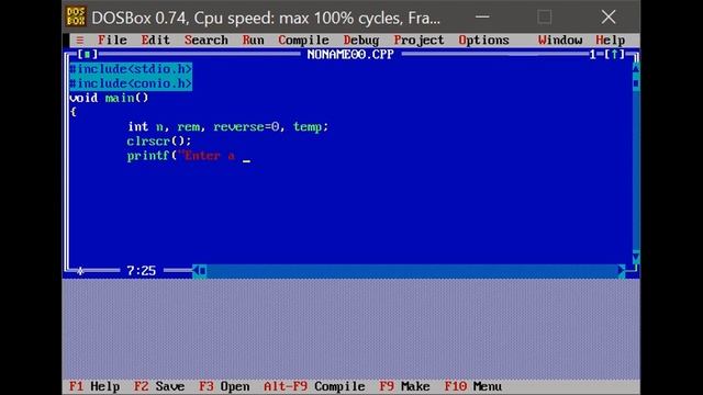 PROGRAMMING USING C CLASS-118 (WAP in C to check whether a number is palindrome or not) смотреть онлайн