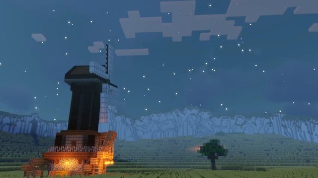 Minecraft Windmill Animated Wallpaper/Background Loop смотреть онлайн