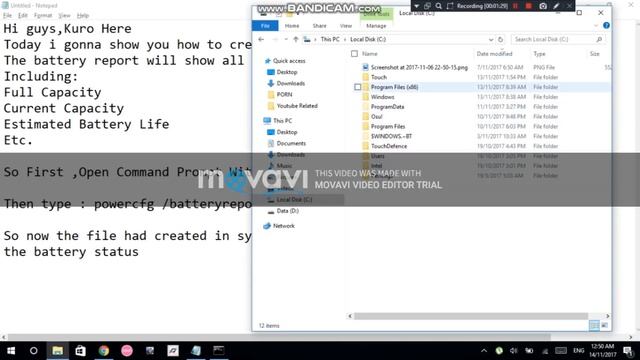 How to check battery information by CMD on Windows 10,8.1,8 смотреть онлайн