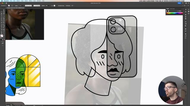Design a Flat Illustration in Adobe Illustrator 2023 смотреть онлайн