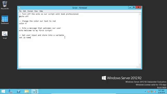 Batch Scripts 101 - ServerAcademy.com смотреть онлайн