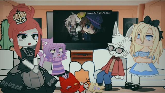 Alice in Wonderland React to Afton family memes ☀️👀❤️ смотреть онлайн
