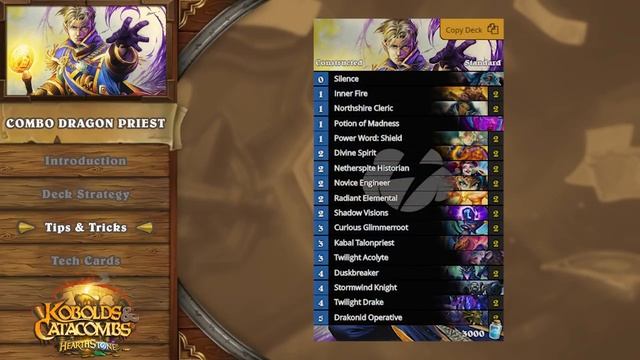 Hearthstone Deck Introductions | Combo Dragon Priest [Kobolds & Catacombs] смотреть онлайн