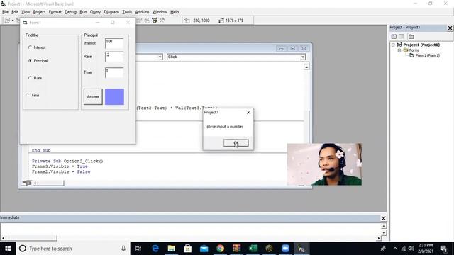 vb 6.0 Simple Interest Calculator tagalog tutorial смотреть онлайн