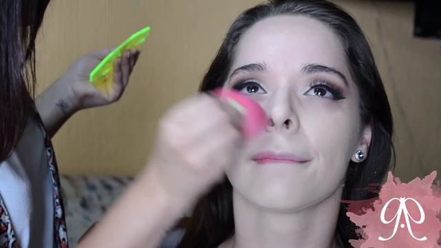 CLIENT MAKEUP - Pin up Makeup with Jenny Carrera ~ Gaby Aguilar Makeup смотреть онлайн