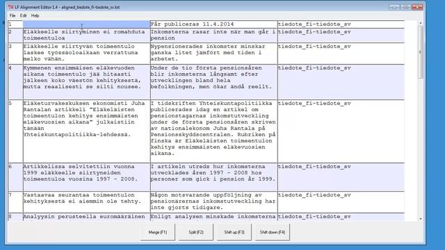 How to align two Word documents with LF Aligner (Windows edition) смотреть онлайн