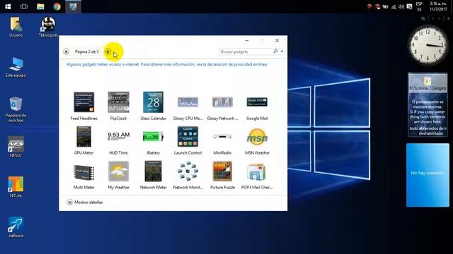 Como Descargar e Instalar Gadgets En Windows 7,8.1,10 2017 смотреть онлайн