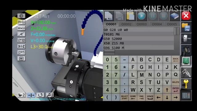 G71 & G70 Fanuc Smartphone Turning CNC Simulator смотреть онлайн