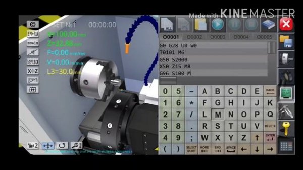 G71 & G70 Fanuc Smartphone Turning CNC Simulator