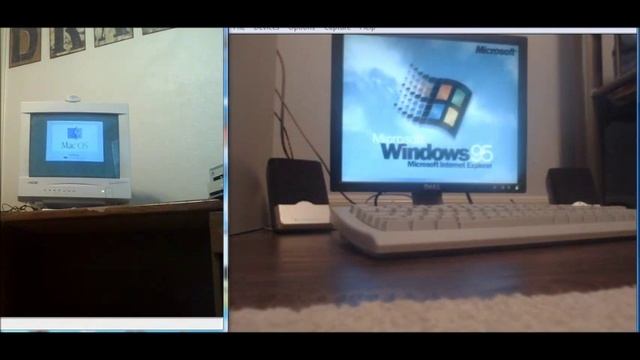 Windows 95 vs Mac OS 7.5.5 смотреть онлайн