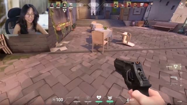 MY FIRST TIME PLAYING VALORANT | JUST CHATTING ❤️ смотреть онлайн