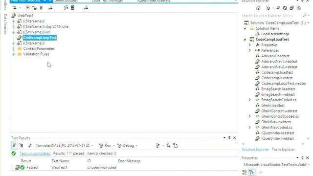 Load tests using visual studio 2015 смотреть онлайн