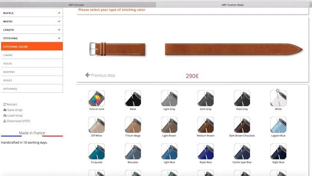 Customizer tutorial - Hermes Cape Cod watch band I ABP Concept смотреть онлайн