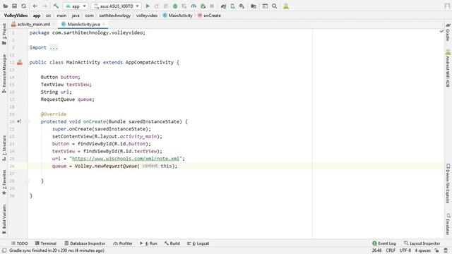String Request, Volley Library Android Studio Tutorial, How to use Volley in Android Studio смотреть онлайн