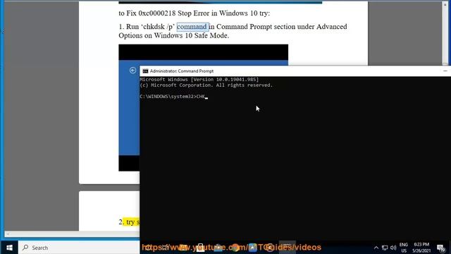Fix 0xc0000218 Stop Error in Windows 10/8/7 смотреть онлайн