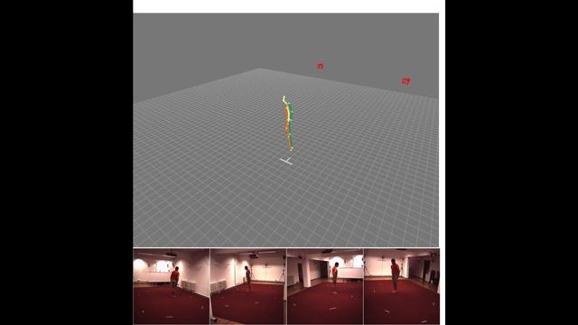 demo video for "Cross View Fusion for 3D Human Pose Estimation" смотреть онлайн