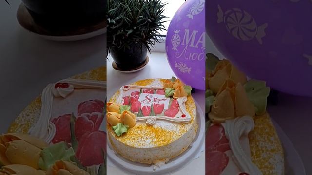 Любимой МАМЕ НА 8 Марта #8марта #мама #торт #шортс #shortvideo #shots #весна #праздник #топ #еда