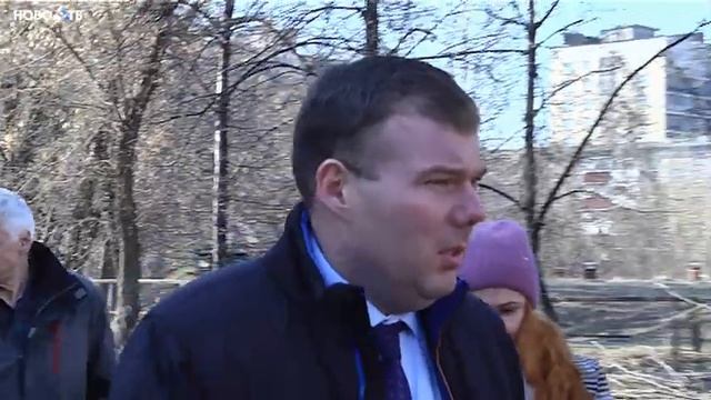 Денис Елькин провёл обход территории Центрального района