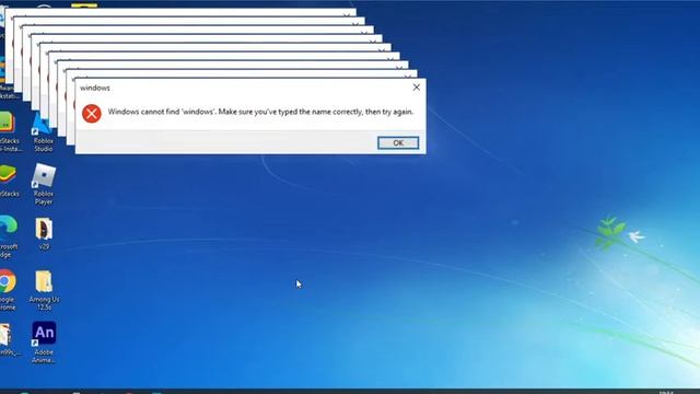 windows error animation test (no music or sound sorry) смотреть онлайн