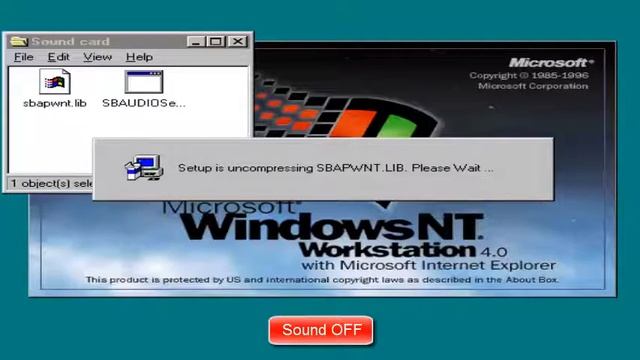 Sound card for Windows NT 4.0 in VMware Workstation (screen-recording) смотреть онлайн