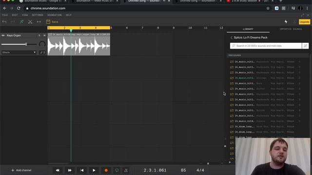Soundation Studio Lesson 1: How to start a project and begin creating music. смотреть онлайн