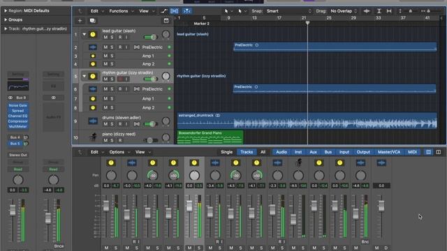 estranged (intro) by guns n' roses - a first project on logic pro x смотреть онлайн