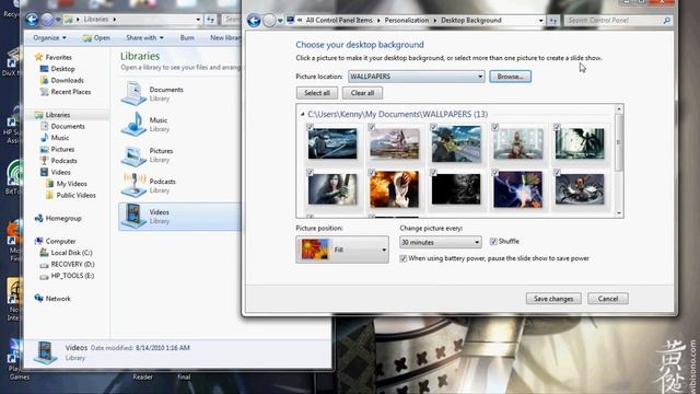 Personaliza: tu desktop fotos aleatorias en su desktop background en (windows 7) смотреть онлайн