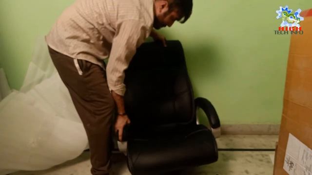 FLIPKART PERFECT HOMES LEATHERETTE OFFICE ARM CHAIR UNBOXING смотреть онлайн