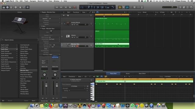 Creare un BEAT TRAP con Logic Pro X [Sessione in FREE DOWNLOAD] смотреть онлайн