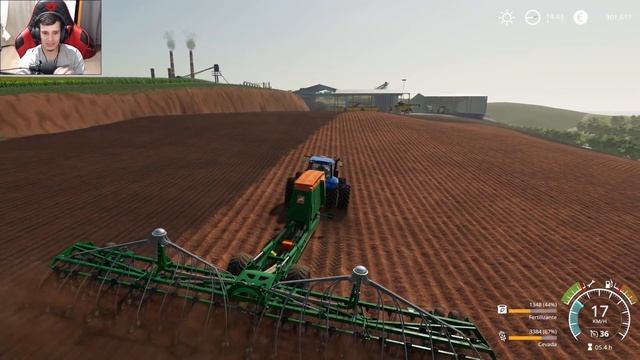MEGA PLANTIO DE CEVADA NO CAMPO DO VIZINHO | Farming Simulator 19 | Os Pioneiros - Episódio 60 смотреть онлайн