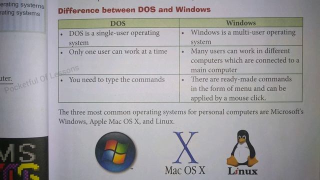 Class 3 Computer Oprating System//Difference between DOS and Windows смотреть онлайн