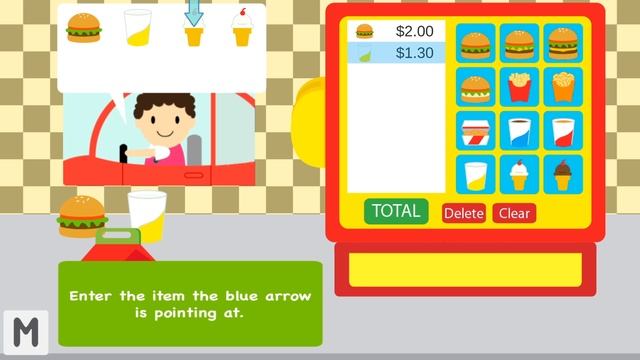 Kids Burger Cash Register - Fast food Drive Thru смотреть онлайн