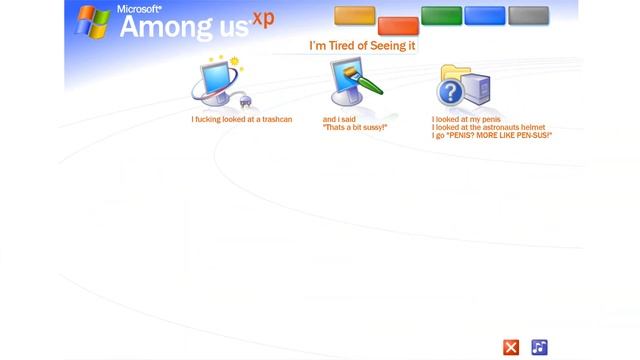 Windows XP Tour but Stop Posting about Among Us! смотреть онлайн