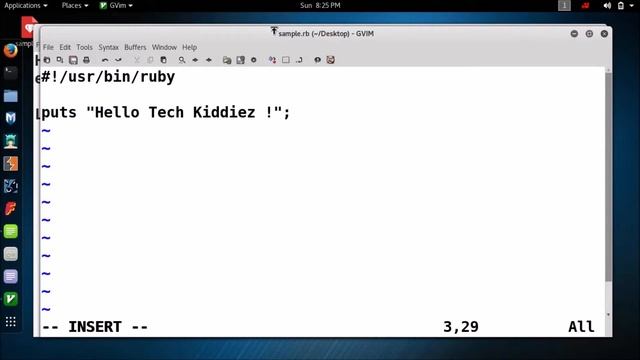 How to write and run RUBY program in Linux OS. смотреть онлайн