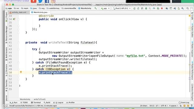 74 Android Studio Storage Store text file смотреть онлайн