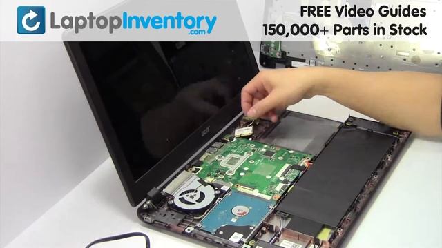 Acer Aspire ES1 WiFi Card Replacement Disassembly Take Apart E5 F5 V3 P257 смотреть онлайн
