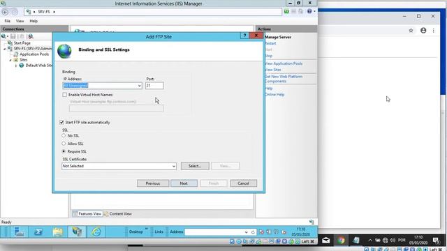 Instalação Servidor FTP - Windows Server 2012 смотреть онлайн