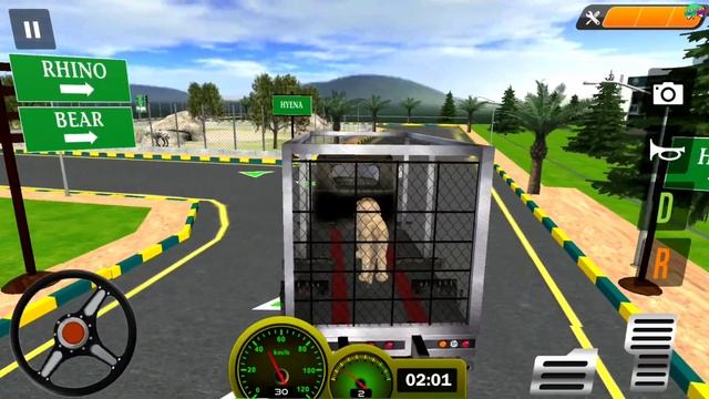 Zoo Animal Transport Truck Driving Simulator Games - Android Gameplay смотреть онлайн