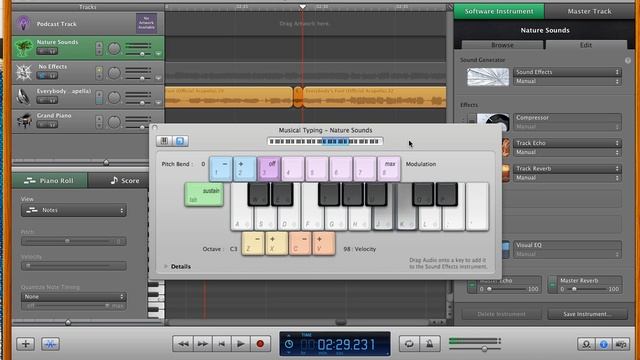 Amy Lee Garageband keyboard instrument.. смотреть онлайн