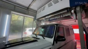 Полный процесс автомойки EpiCarwash. Самый сложный профиль автомобиля для робот мойки- Gelandewagen