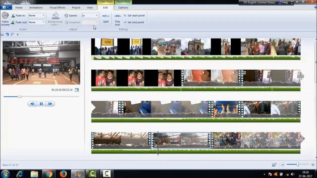 Windows Movie Maker Tutorials In Hindi/ Perfect Video Editor For You Tube Video Beginners смотреть онлайн