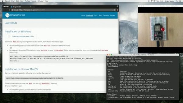 Mongoose OS #4: Installation (Linux/MacOS, Terminal)