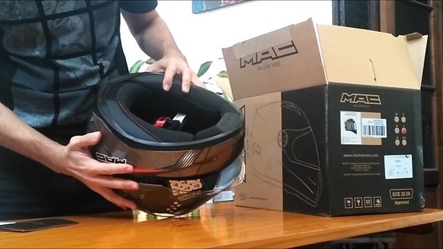 Casco MAC SPEED RIOT unboxing смотреть онлайн