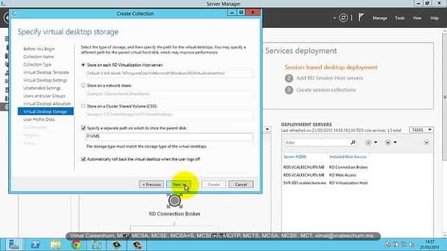 HyperV 2012 VDI - Part 2 - Configure VDI Pool смотреть онлайн