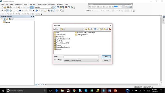 How to Connect to Folder and Add Data in ArcMap смотреть онлайн