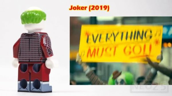 Lego Joker 2019 Everything Must Go Joker Suicide Squad DC Joker Unofficial Lego Minifigures
